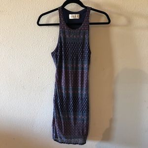 Abercrombie and Fitch printed bodycon dress